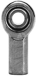 Spherical Rod End: 7/16-20" Shank Thread, 7/16" Rod ID, 1-1/8" Rod OD, 10,290 lb Static Load Capacity