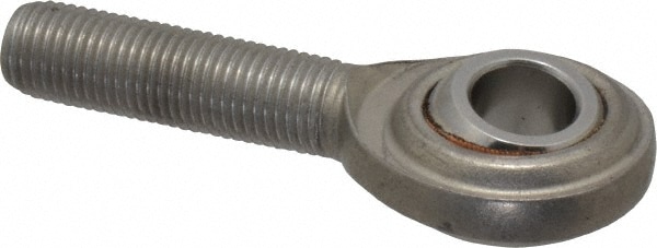 Made in USA CM 6TX Ball Joint Linkage Spherical Rod End: 3/8-24" Shank Thread, 3/8" Rod ID, 1" Rod OD, 1-1/4" Shank Length, 3,040 lb Static Load Capacity Image