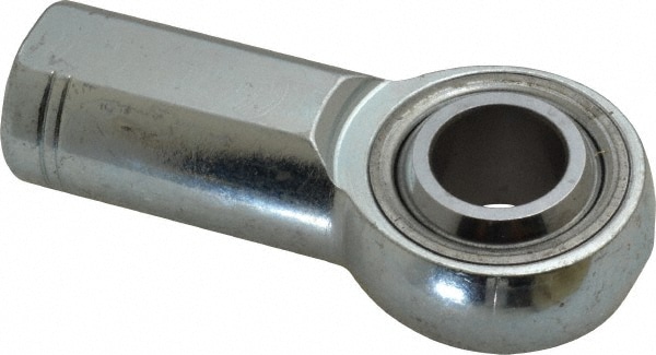 Made in USA JFX12T Ball Joint Linkage Spherical Rod End: 3/4-16" Shank Thread, 3/4" Rod ID, 1-3/4" Rod OD, 1.125" Shank Dia, 1-3/4" Shank Length, 28,090 lb Static Load Capacity Image