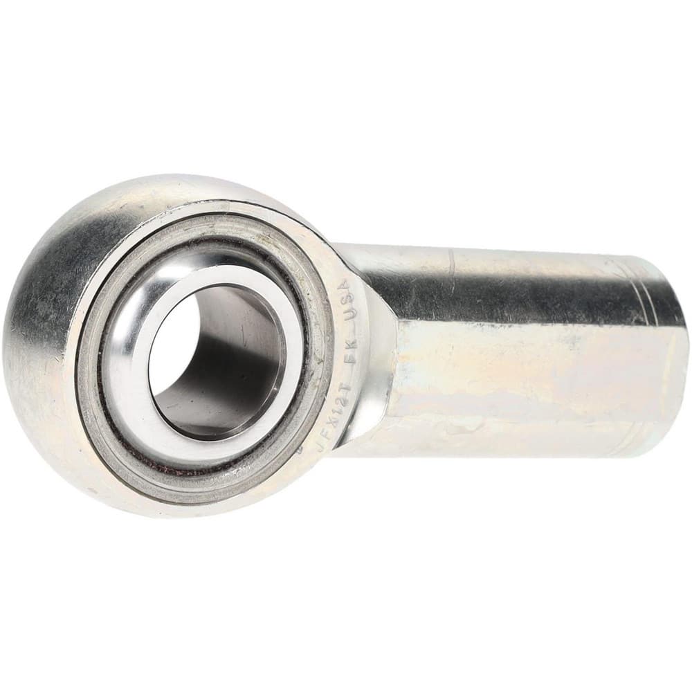 Made in USA - Ball Joint Linkage Spherical Rod End: 3/4-16″ Shank Thread,  3/4″ Rod ID, 1-3/4″ Rod OD, 1.125″ Shank Dia, 1-3/4″ Shank Length, 28,090  lb Static Load Capacity - 35398726 - MSC Industrial Supply