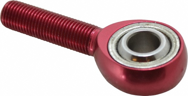 Made in USA ALJM6T Spherical Rod End: 3/8-24" Shank Thread, 3/8" Rod ID, 1" Rod OD, 4,208 lb Static Load Capacity Image