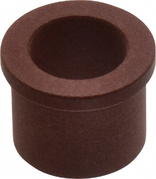 Sleeve Bearing: 5/8" ID, 7/8" OD, 3/4" OAL, Polytetrafluroethylene