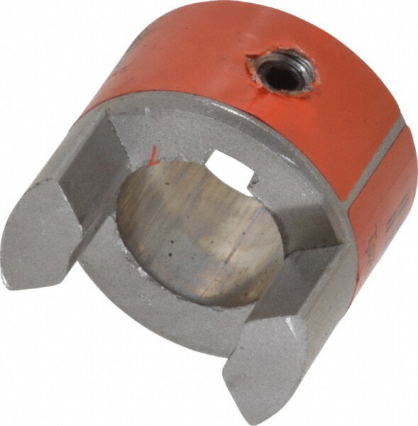 3/4" Max Bore Diam, 3/16" x 3/32" Keyway Width x Depth, Flexible Coupling Hub