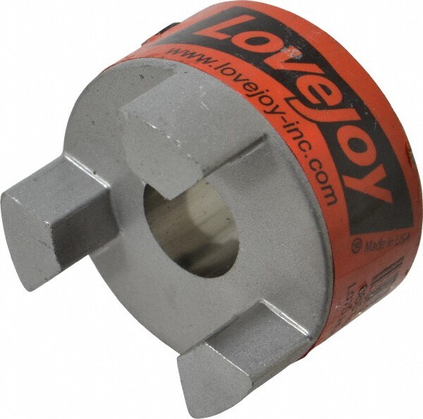 5/8" Max Bore Diam, 3/16" x 3/32" Keyway Width x Depth, Flexible Coupling Hub