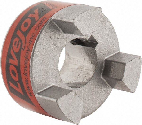 3/4" Max Bore Diam, 3/16" x 3/32" Keyway Width x Depth, Flexible Coupling Hub