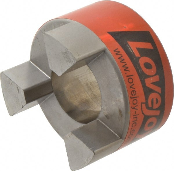Lovejoy UFH-100S Flange-to-Shaft Uniflex Coupling 3.25 Flange Diameter 1 Bore with 1/4 x 1/8 Keyway 565 in-lbs Max Torque 2.88 Overall Length 6000 RPM Maximum 