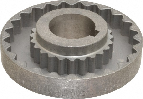 Lovejoy 68514436128 1-1/2" Max Bore Diam, 3/8" x 3/16" Keyway Width x Depth, Flexible Coupling Hub Image