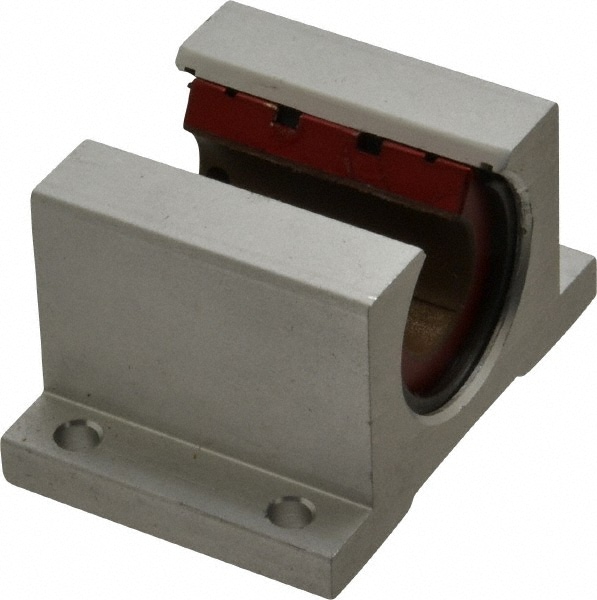 Pacific Bearing PN10 5/8" ID, 2-1/2" OAW x 1.938" OAL x 1-5/8" OAH Open Single Pillow Block 