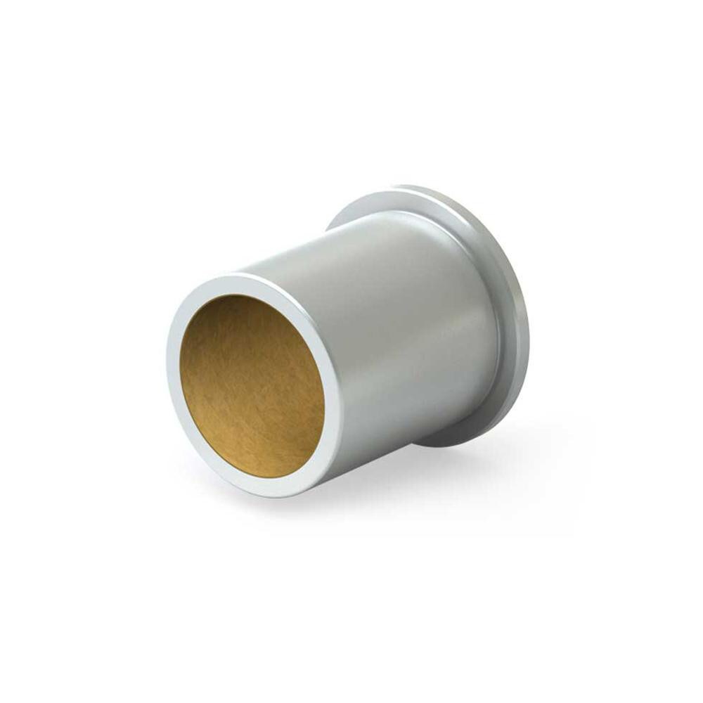 Anti-Friction Sleeve Bearing: 1/4" ID, 3/8" OD, 1/4" OAL, Aluminum