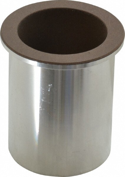 Anti-Friction Sleeve Bearing: 1-1/4" ID, 1-1/2" OD, 2" OAL, Aluminum