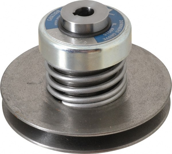 2.69" Min Pitch, 4.13" Long, 5.65" Max Diam, Spring Loaded Variable Speed Pulley
