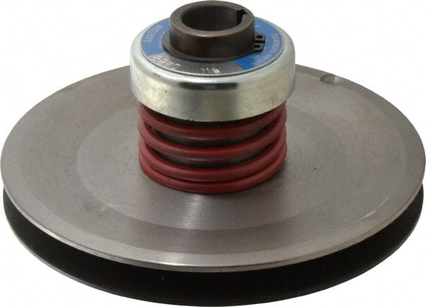 5" Min Pitch, 4.38" Long, 7.9" Max Diam, Spring Loaded Variable Speed Pulley