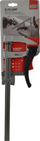 Bessey KLI3.012 Bar Clamp: 12" Capacity, 3" Throat Depth, 260 lb Clamp Pressure, 14" OAL 