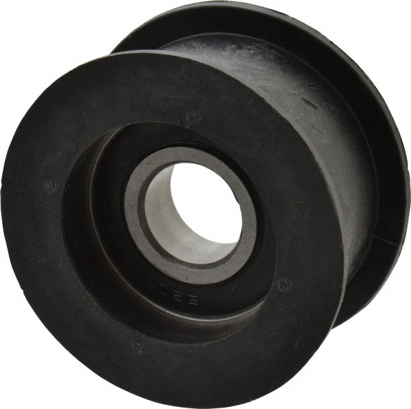 17 Inside x 2.35" Outside Diam, 0.98" Wide Pulley Slot, Glass Reinforced Nylon Idler Pulley