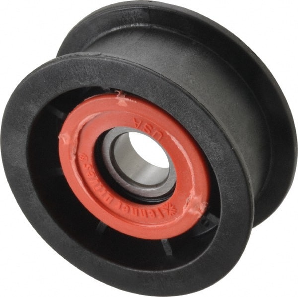 Fenner Drives FA3002 17 Inside x 3" Outside Diam, 1.02" Wide Pulley Slot, Glass Reinforced Nylon Idler Pulley 