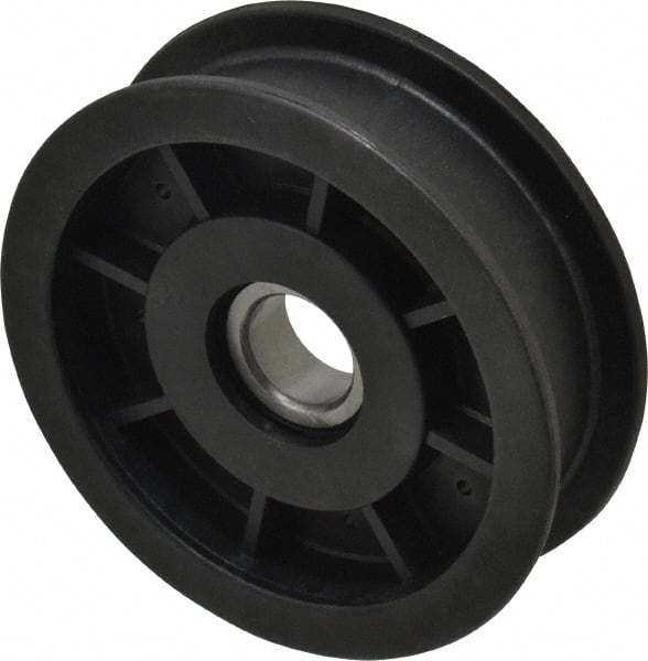 Fenner Drives FA3501 17 Inside x 3-1/2" Outside Diam, 0.77" Wide Pulley Slot, Glass Reinforced Nylon Idler Pulley 