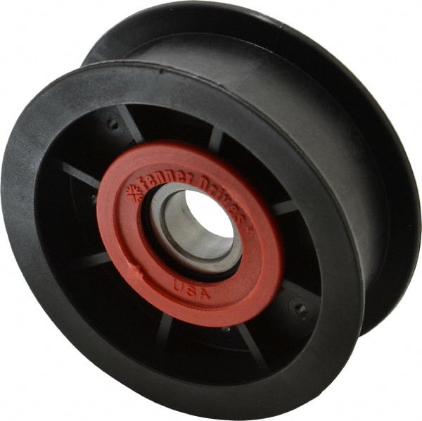 Fenner Drives FA3502 17 Inside x 3-1/2" Outside Diam, 1" Wide Pulley Slot, Glass Reinforced Nylon Idler Pulley 