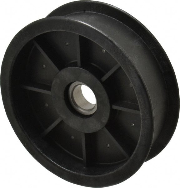 Fenner Drives FA4501 17 Inside x 4-1/2" Outside Diam, 1.09" Wide Pulley Slot, Glass Reinforced Nylon Idler Pulley 