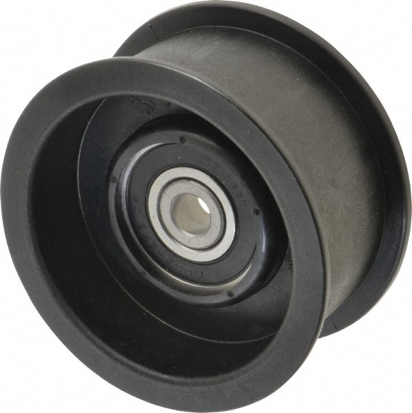 3/8 Inside x 3.38" Outside Diam, 1.38" Wide Pulley Slot, Glass Reinforced Nylon Idler Pulley