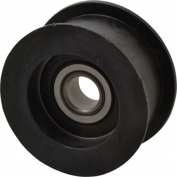 1/2 Inside x 2.35" Outside Diam, 0.98" Wide Pulley Slot, Glass Reinforced Nylon Idler Pulley