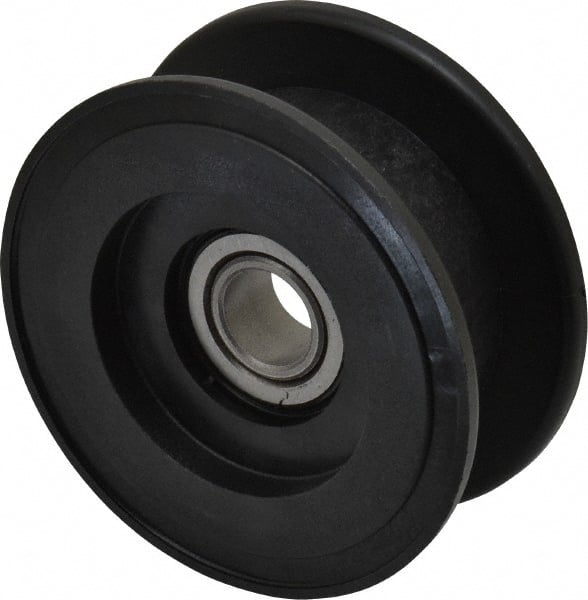 Fenner Drives FA2003RB0002 1/2 Inside x 2.76" Outside Diam, 0.82" Wide Pulley Slot, Glass Reinforced Nylon Idler Pulley 
