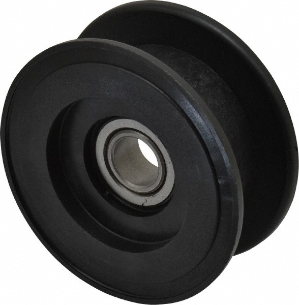 Fenner Drives FA2003RB0002 1/2 Inside x 2.76" Outside Diam, 0.82" Wide Pulley Slot, Glass Reinforced Nylon Idler Pulley Image