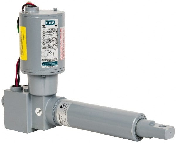 6" Stroke Len, 25% Duty Cycle, 115 Volt, Linear Electromechanical Actuator with Limit Switch