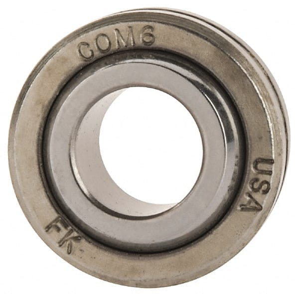 Made in USA - 3/8″ Bore Diam, 8,400 Lb Dynamic Capacity, 13/32″ Wide, Ball- Joint Spherical Plain Bearing - 35432434 - MSC Industrial Supply