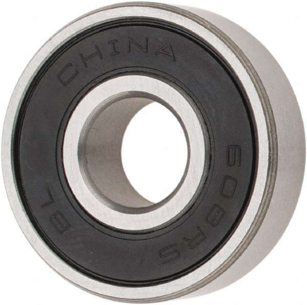 Deep Groove Ball Bearing: 22 mm OD, Double Seal - 310 lb Static Load, Bearing Number 608