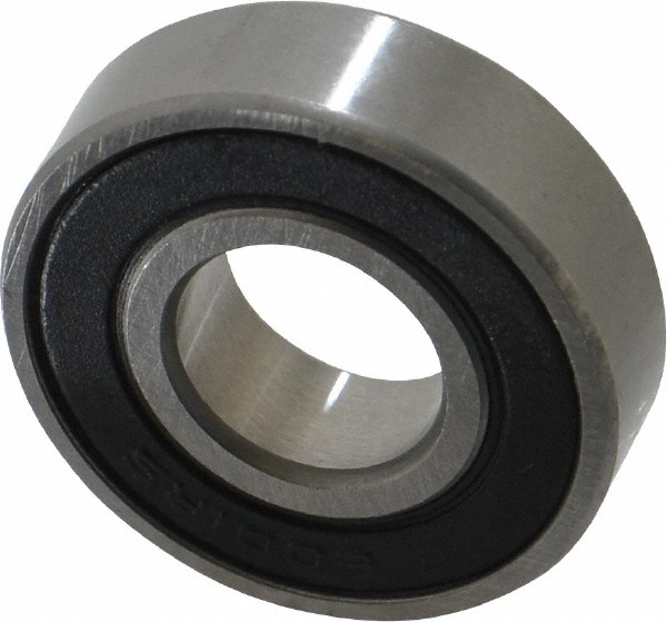 Deep Groove Ball Bearing: 28 mm OD, Double Seal - 540 lb Static Load, Bearing Number 6001