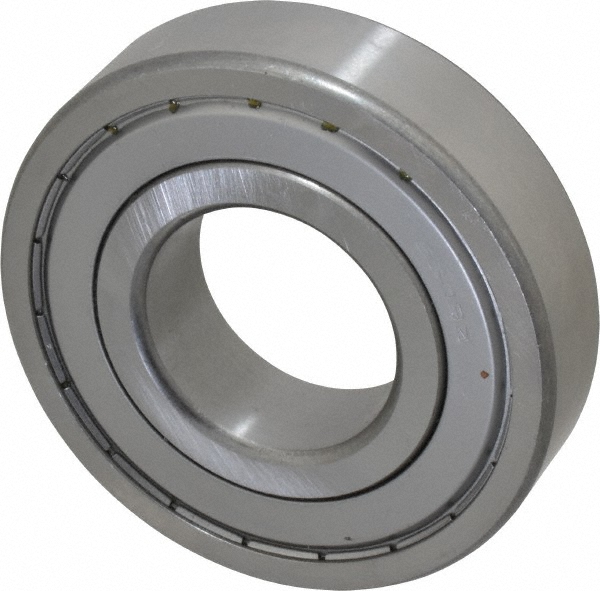 Deep Groove Ball Bearing: 100 mm OD, Double Shield - 7,200 lb Static Load, Bearing Number 6309