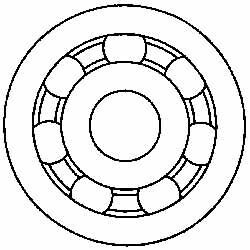 Deep Groove Ball Bearing: 32 mm OD, Open