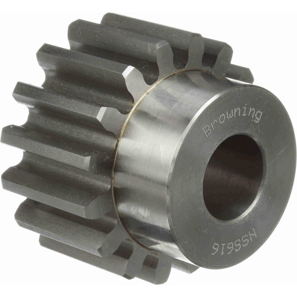 Browning NSS616 Spur Gear: 16 Teeth, 1" Bore Dia, Minimum Plain Bore 