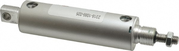 ARO/Ingersoll-Rand 2318-1089-025-M Double Acting Rodless Air Cylinder: 1-1/8" Bore, 2-5/8" Stroke, 200 psi Max, 1/8 NPTF Port Image