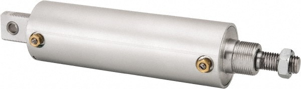 ARO/Ingersoll-Rand 2425-1009-060-M Double Acting Rodless Air Cylinder: 2-1/2" Bore, 6" Stroke, 200 psi Max, 3/8 NPTF Port Image