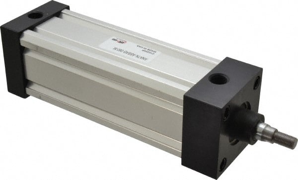 ARO/Ingersoll-Rand ANATKABBAB060-M Double Acting Rodless Air Cylinder: 2-1/2" Bore, 6" Stroke, 250 psi Max, Side Tapped Mount 