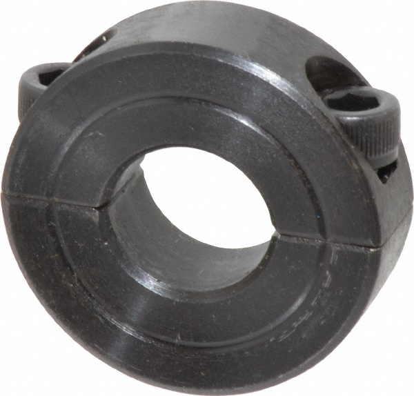 Climax Metal Products 9/16" Bore, Steel, Two Piece Shaft Collar