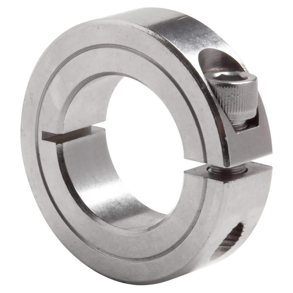 Climax Metal Products 1C-150-S Shaft Collar: Clamp, 1.5" Bore Dia, 2-3/8" OD, Stainless Steel 