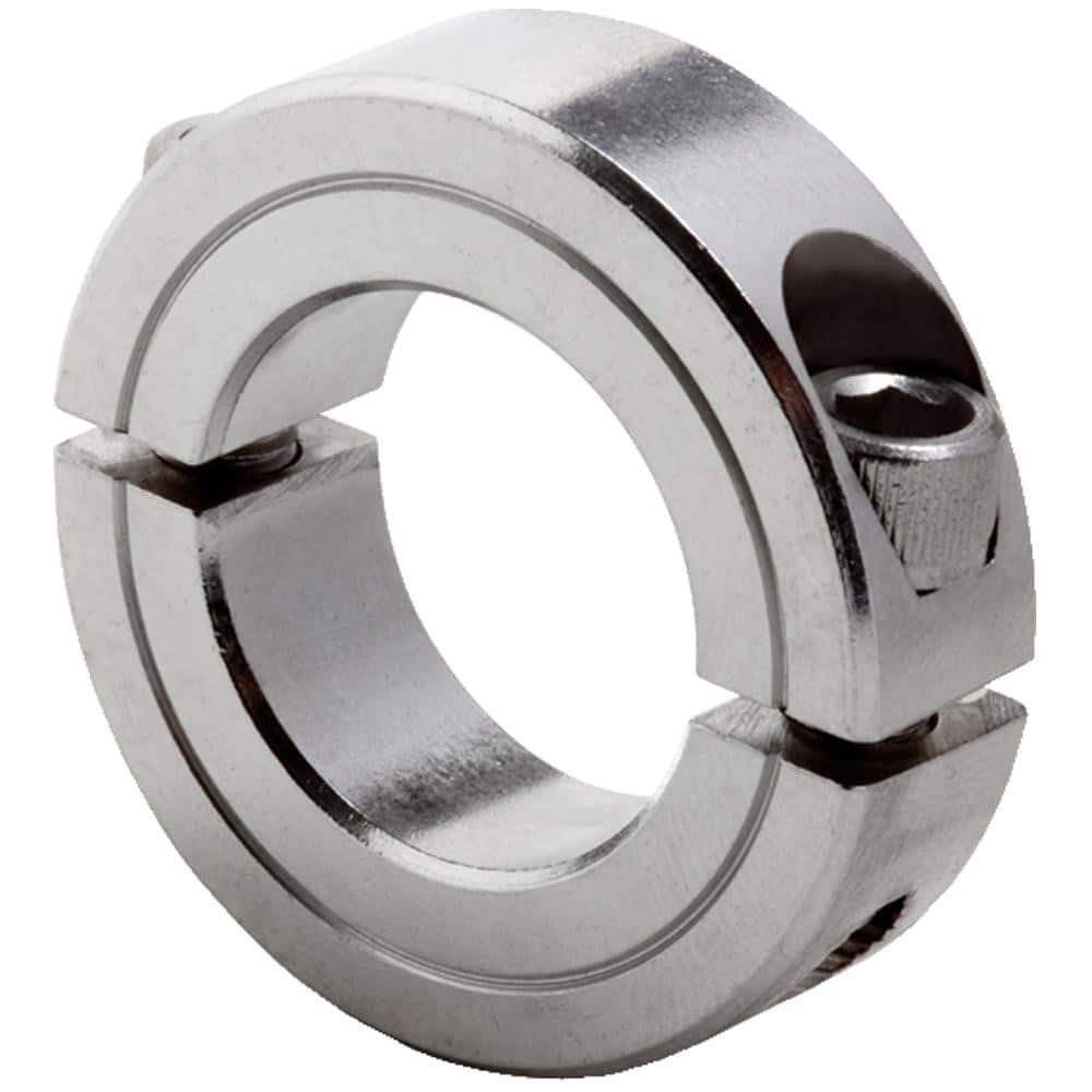 Climax Metal Products 2C-100-S Shaft Collar: Shaft, 1" Bore Dia, 1-3/4" OD, Stainless Steel 