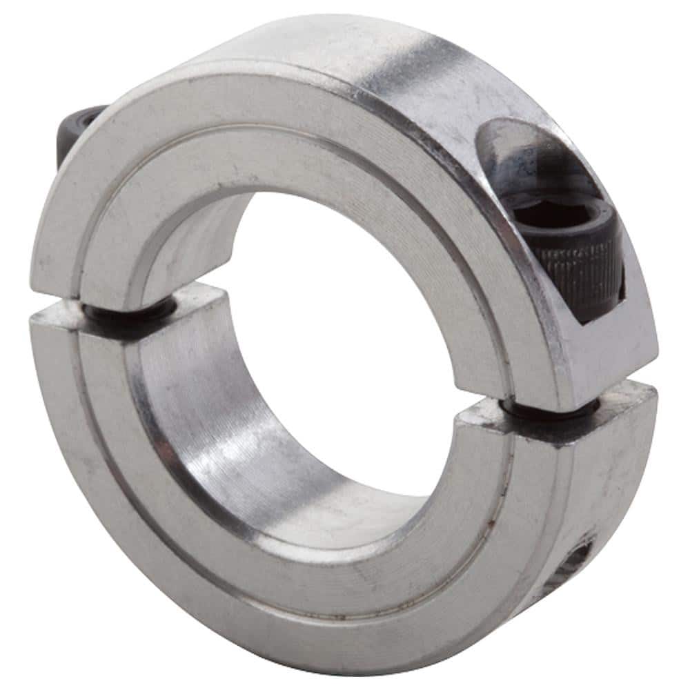 Climax Metal Products 2C-118-A Shaft Collar: Two Piece Split Shaft, 1.188" Bore Dia, 2-1/16" OD, Aluminum 