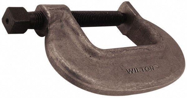 C-Clamp: 5-1/4" Max Opening, 3-1/8" Throat Depth, Forged Steel
