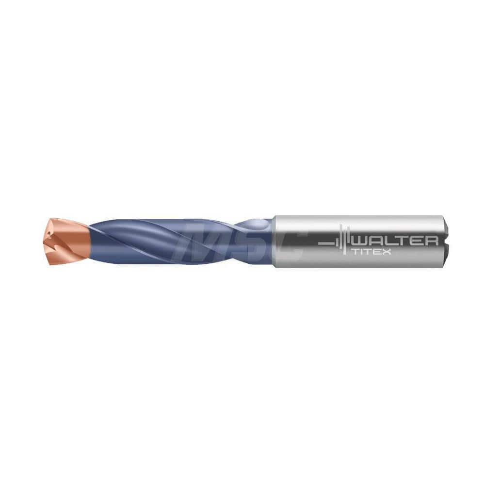 Walter-Titex 5537203 Screw Machine Length Drill Bit: 0.375" Dia, 140 °, Solid Carbide 