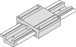 Thomson Industries 2DA0800BL24 Manually Driven Linear Motion System Image