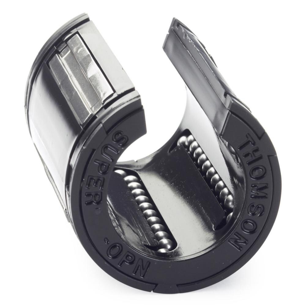 12mm ID, 825 Lb Dynamic Load Capacity, Open Linear Bearing