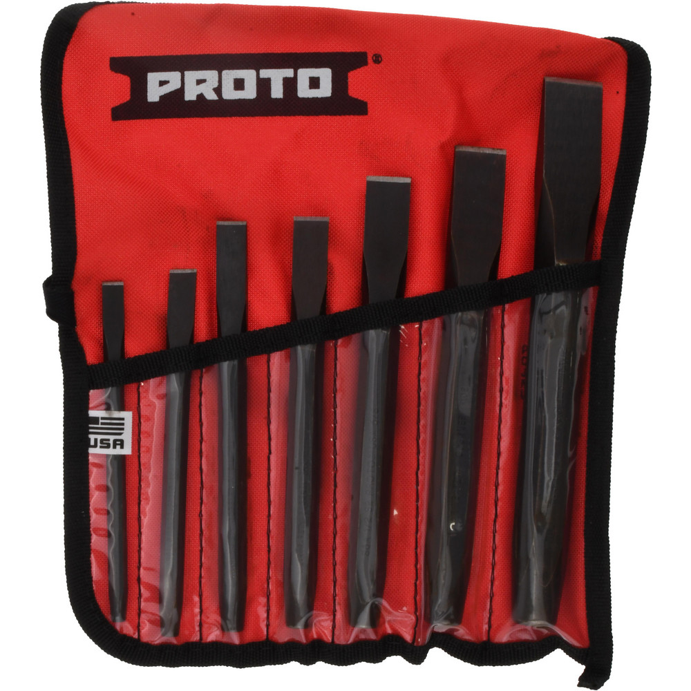 Proto - Cold Chisel Set: 7 Pc, 5/16 - 7/8 in | MSC Direct