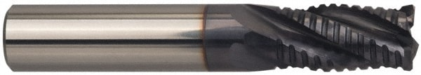 Guhring 9030970190500 Square End Mill: 3/4 Dia, 1-5/8 LOC, 3/4 Shank Dia, 4 OAL, 4 Flutes, Solid Carbide Image