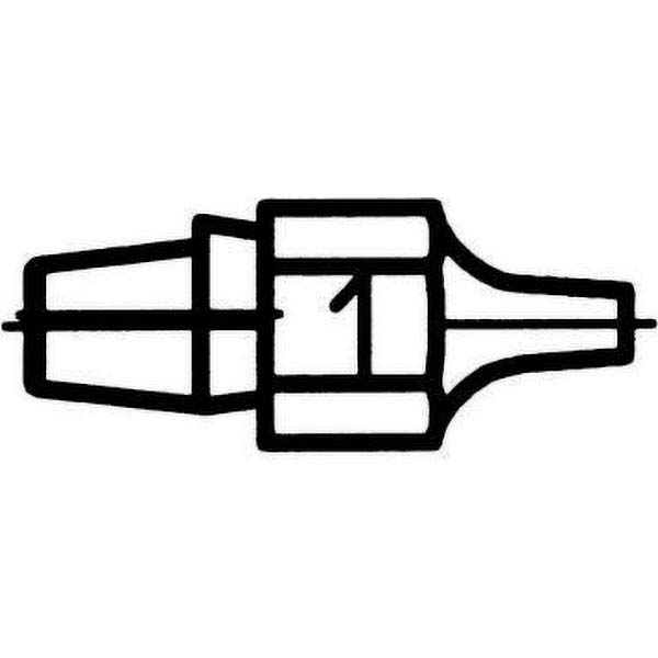 Weller Soldering Iron Tips; Type: Desoldering Tip ; For Use With: DSX80; DXV80 ; Point Size: 0.7000 (Decimal Inch); Tip Diameter: 2.500 (Inch); Tip
