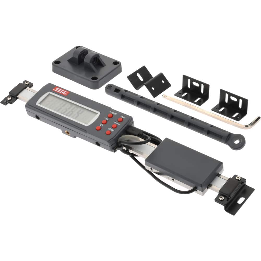 SPI 15-976-4 Horizontal & Vertical Electronic Linear Scale: 0 to 8", 0.0015" Accuracy, 0.0005" Resolution 