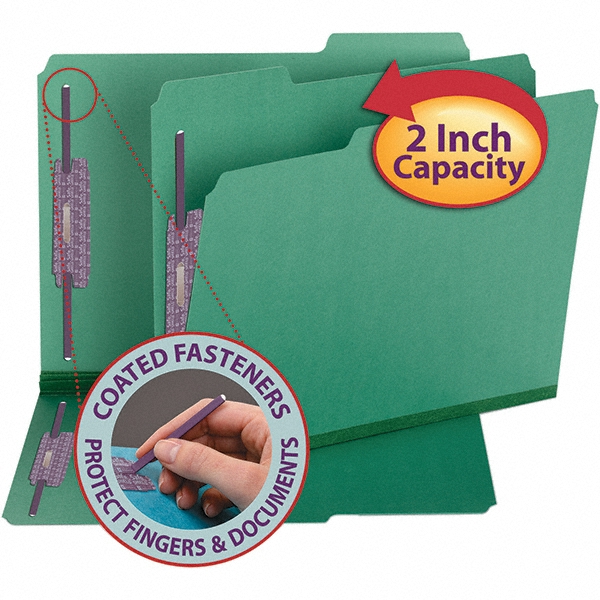 SMEAD File Folders with Top Tab Letter, Green, 25/Pack MSC Industrial Supply Co.
