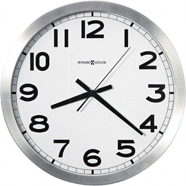 Howard Miller 14 Diam White Face Dial Wall Clock 35664218 Msc Industrial Supply - Howard Miller Big Wall Clock